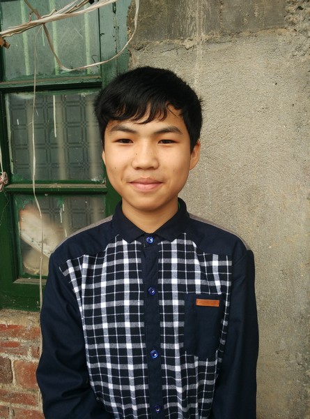 肖元柱(已毕业上高中,中止资助)